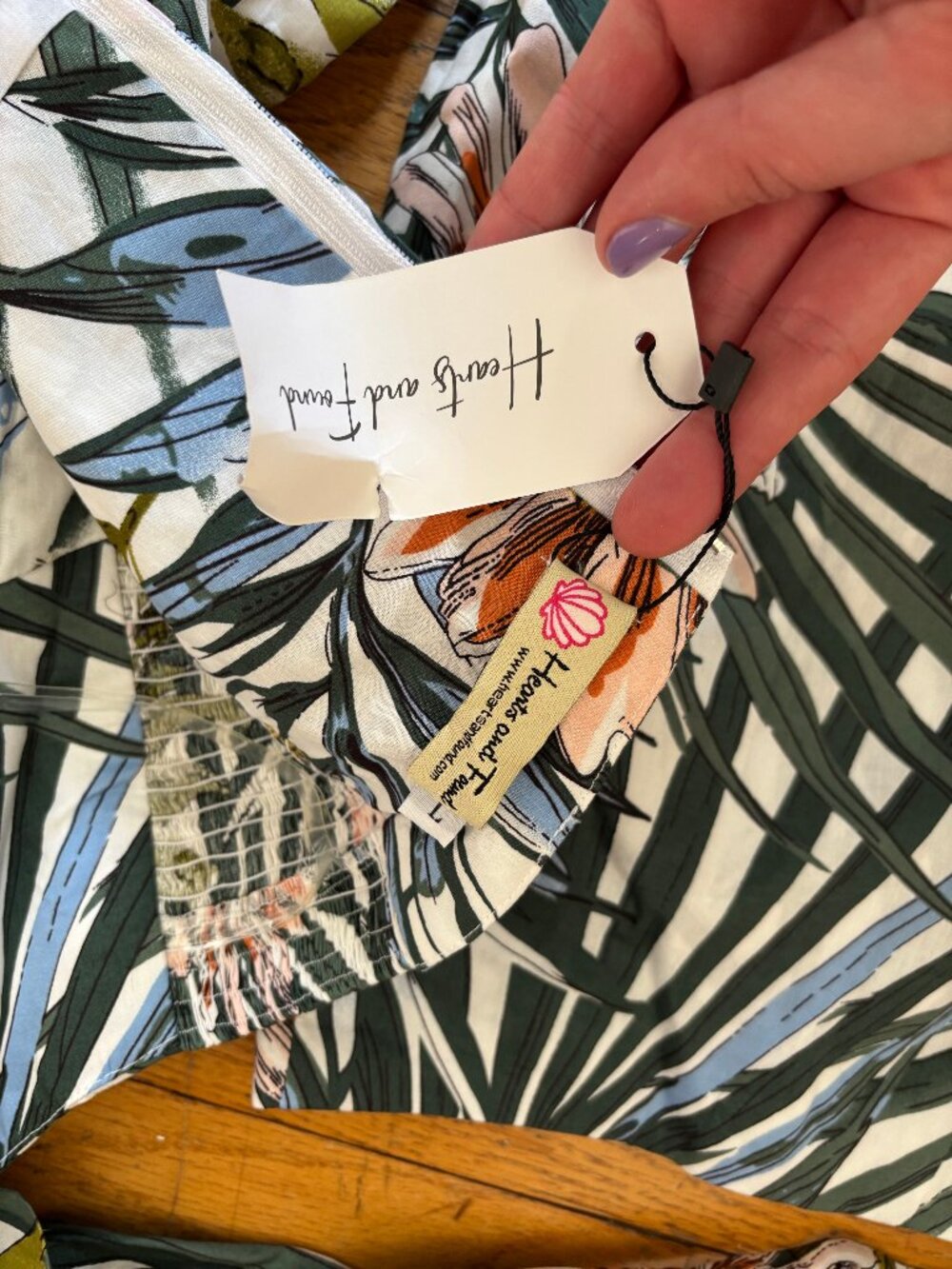 Retro 2-piece Tropical Playsuit - Picture 3 of 4
